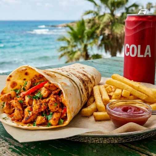 The Cabo Roig Star Fajitas, Chips & Cola
